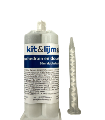 Douchedrain en Doucheput 2 componenten epoxy 50ml