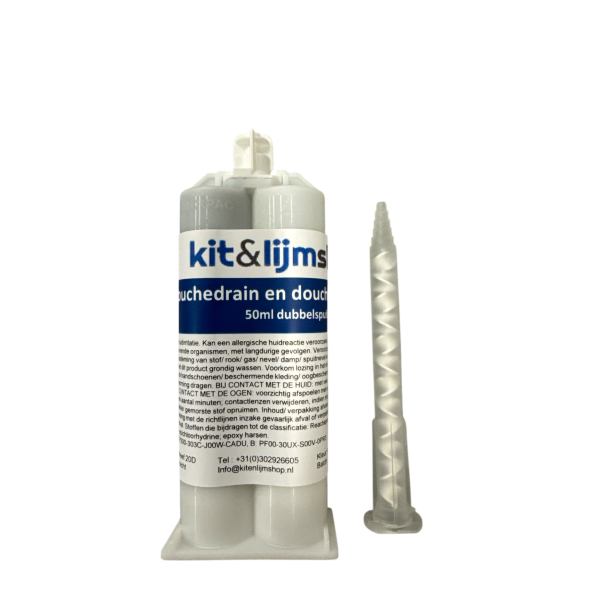 Douchedrain en Doucheput 2 componenten epoxy 50ml
